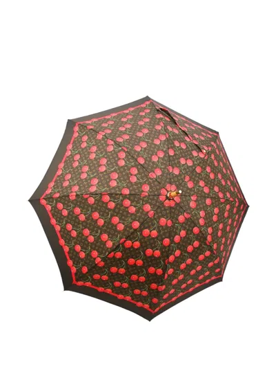 Pre-owned Louis Vuitton 1990-2000 Cherry Parapluie Umbrella In Brown