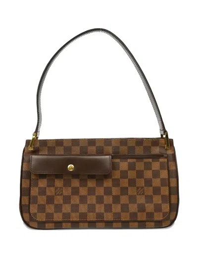 Pre-owned Louis Vuitton 1990-2000 Damier Aubagne Handbag In Brown
