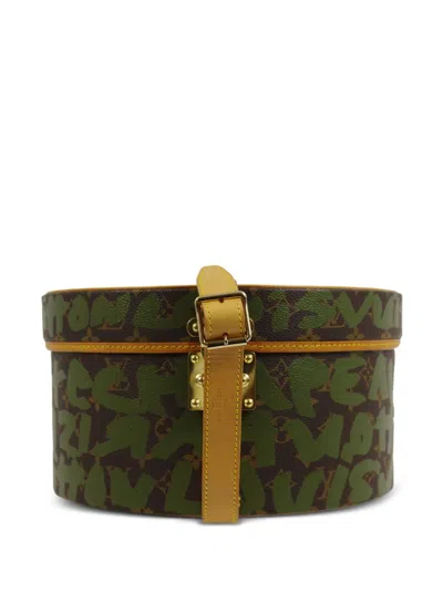 Pre-owned Louis Vuitton 1990-2000s Boite Chapeaux Hat Box In Green
