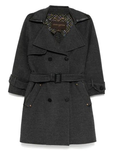 Pre-owned Louis Vuitton 1990-2000s Brushed Coat