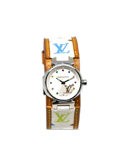 Pre-owned Louis Vuitton 1990-2000s  Tambour 24mm In Silver
