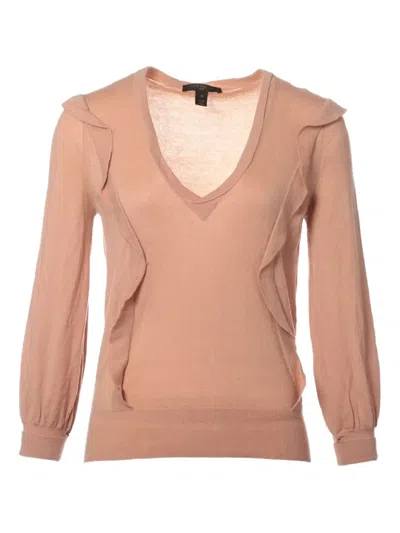 Pre-owned Louis Vuitton 1990-2010 Cashmere Sweater In Neutrals