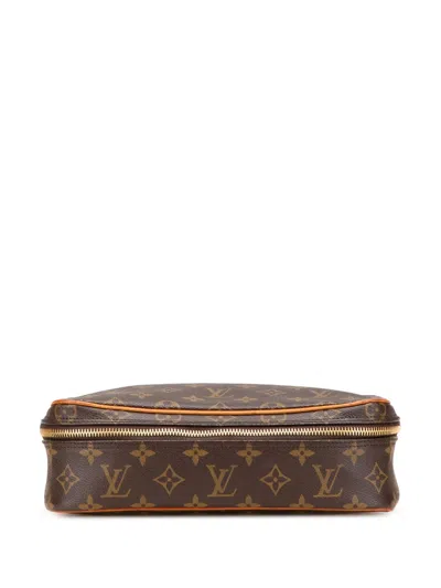 Pre-owned Louis Vuitton 1990-2010 Monogram Trousse Boite Cosmetic Pouch Vanity Bag