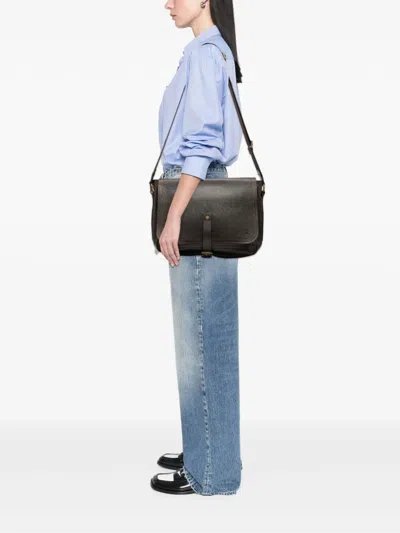 Pre-owned Louis Vuitton 1990-2020 Utah Omaha Crossbody Bag In Brown