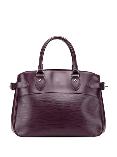 Pre-owned Louis Vuitton 1990-2024 Epi Passy Pm Handbag In Purple