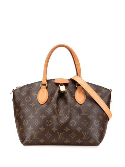 Pre-owned Louis Vuitton 1990-2024 Monogram Boetie Pm Satchel In Brown