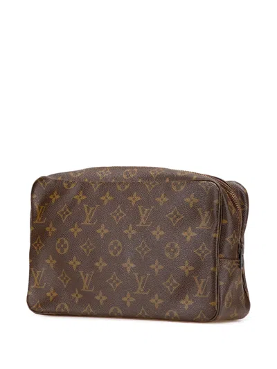 Pre-owned Louis Vuitton 1990-2024 Monogram Trousse Toilette 28 Clutch Bag