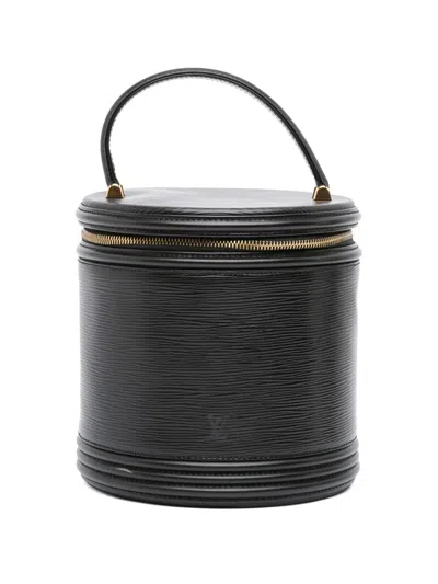 Pre-owned Louis Vuitton 1990-2025 Epi Cannes Vanity Bag In Black