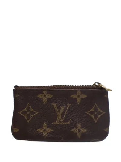 Pre-owned Louis Vuitton 1990-2025 Monogram Key Pouch Coin Pouch