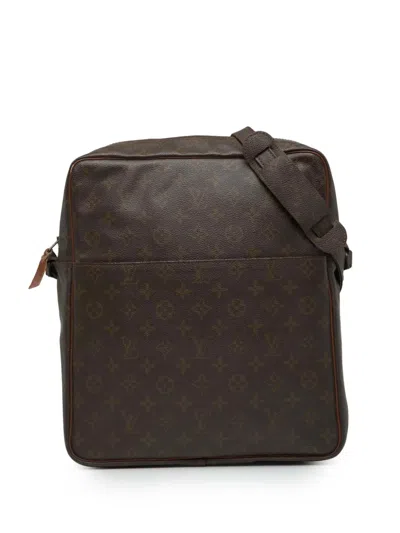 Pre-owned Louis Vuitton 1990-2025 Monogram Marceau Gm Crossbody Bag In Brown