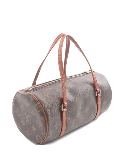 Pre-owned Louis Vuitton 1990 26 Papillon Handbag In Brown