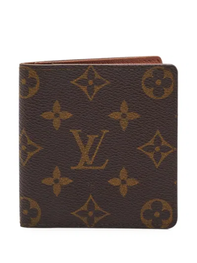 Pre-owned Louis Vuitton 1990 Multiple Monogram Bifold Wallet In Brown