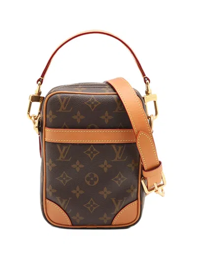 Pre-owned Louis Vuitton 1990-2000 Monogram Danube Satchel In Brown