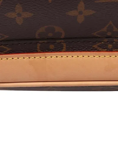 Pre-owned Louis Vuitton 1990-2000 Monogram Montsouris Pm Backpack In Brown
