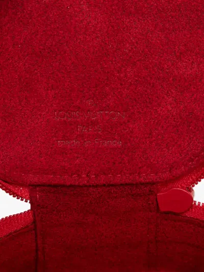 Pre-owned Louis Vuitton 1990-2010 Epi Ecrin Bijoux Travel Jewelry Case In Red