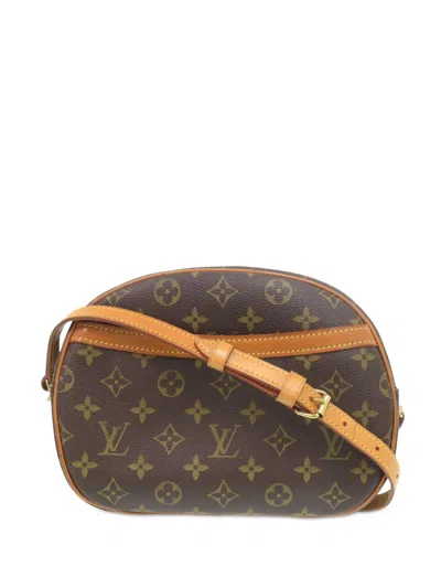 Pre-owned Louis Vuitton 1990-2010 Monogram Blois Crossbody Bag In Brown