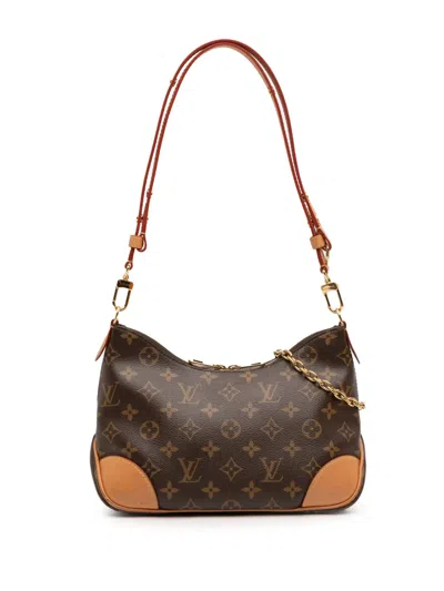 Pre-owned Louis Vuitton 1990-2010 Monogram Boulogne Satchel In Brown