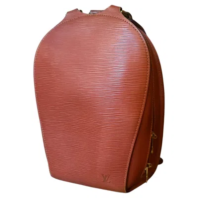 Pre-owned Louis Vuitton 1990s  Brown Epi Leather Mabillon Small Backpack