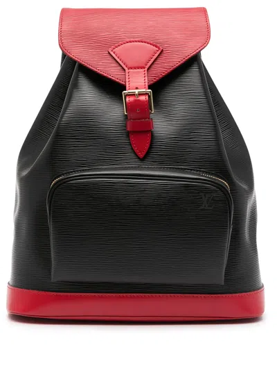 Pre-owned Louis Vuitton 1990s  Special Edition Mountsouris Gm Backpack In 黑色