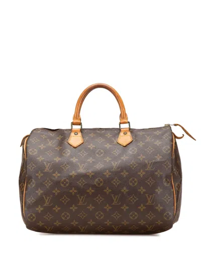 Pre-owned Louis Vuitton 1991 Monogram Speedy 35 Boston Bag