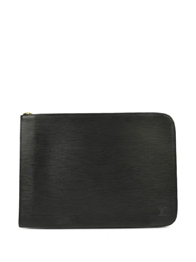 Pre-owned Louis Vuitton 1991 Poche Documents 38 Clutch Bag