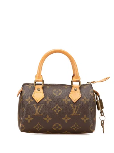 Pre-owned Louis Vuitton 1993 Monogram Mini Speedy Hl Satchel