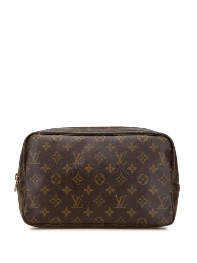 Pre-owned Louis Vuitton 1993 Monogram Trousse Toilette 28 Clutch Bag