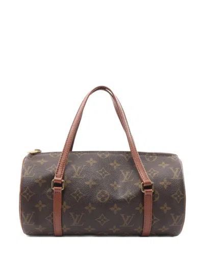 Pre-owned Louis Vuitton 1993 Papillion 26 Handbag In Brown