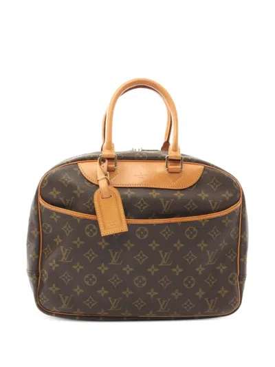 Pre-owned Louis Vuitton 1994 Deauville Tote Bag In Brown