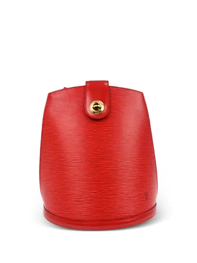Pre-owned Louis Vuitton 1994 Epi Shoulder Bag In Red