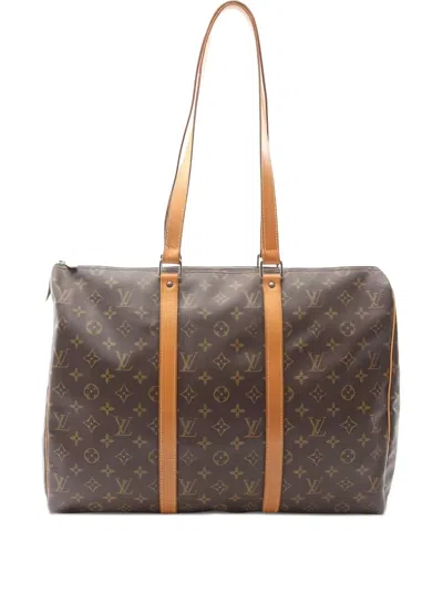 Pre-owned Louis Vuitton 1994 Monogram Flannery 45 Shoulder Bag In Brown