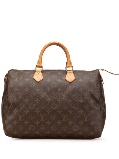 Pre-owned Louis Vuitton 1994 Monogram Speedy 35 Boston Bag