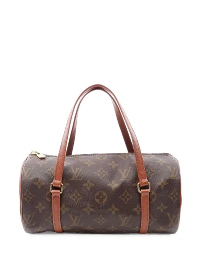 Louis Vuitton 1994 Papillon 26 Monogram Handbag In Brown