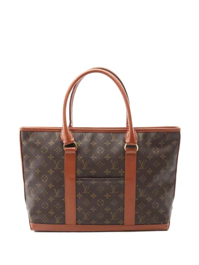 Pre-owned Louis Vuitton 1994 Weekend Pm Monogram Handbag In Brown