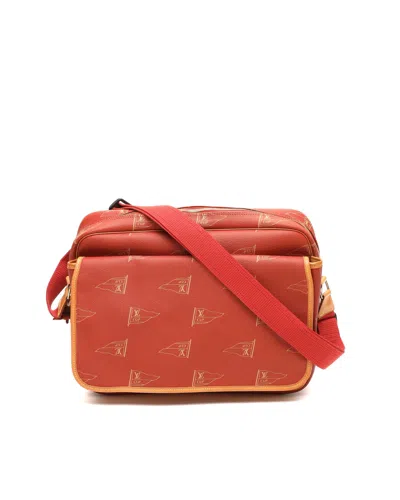 Pre-owned Louis Vuitton 1995 America´s Cup Calvi Messenger Bag In Red