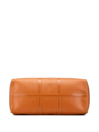 Pre-owned Louis Vuitton 1995 Epi Keepall 50 Travel Bag In Brown