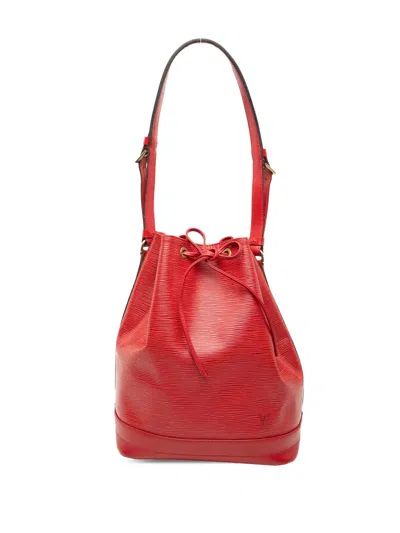 Pre-owned Louis Vuitton 1995 Epi Noe Gm Bucket Bag In Red