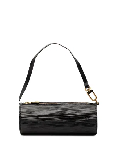Pre-owned Louis Vuitton 1995 Epi Pochette Papillon Handbag In Black