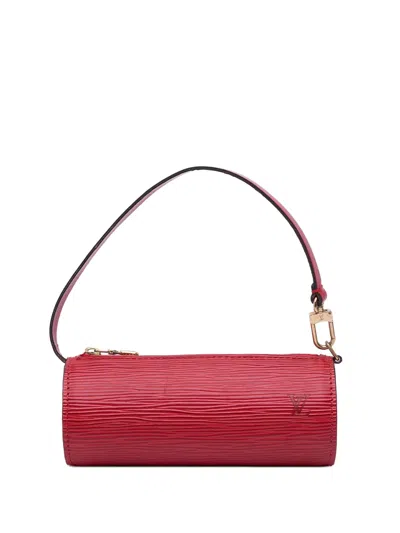 Pre-owned Louis Vuitton 1995 Epi Pochette Papillon Handbag In Red