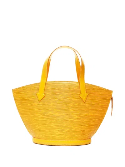 Pre-owned Louis Vuitton 1995 Epi Saint Jacques Leather Handbag In Yellow