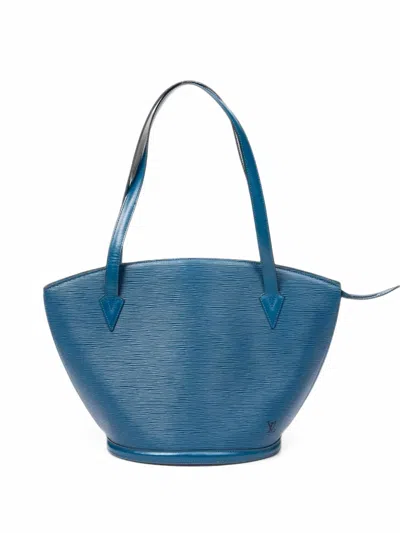Louis Vuitton 1995 Gm St-jacques Epi-leather Tote Bag In Blue