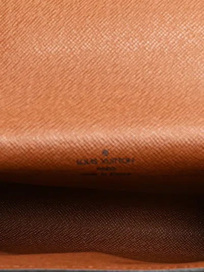 Pre-owned Louis Vuitton 1995 Monogram Arche Belt Bag In Brown