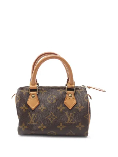 Pre-owned Louis Vuitton 1995 Monogram Mini Speedy Hl Satchel