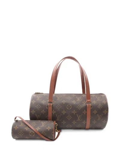 Pre-owned Louis Vuitton 1995 Papillon 30 Tote Bag In Brown