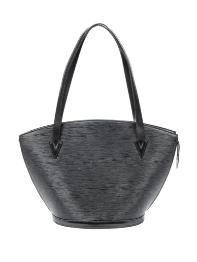 Pre-owned Louis Vuitton 1995 Saint Jacques Gm Shoulder Bag In Black