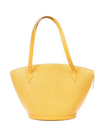 Pre-owned Louis Vuitton 1995 Saint Jacques Shoulder Bag In Yellow
