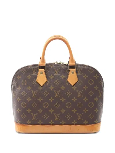 Pre-owned Louis Vuitton 1996 Alma Pm Tote Bag In Brown