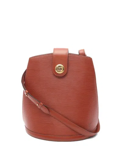 Pre-owned Louis Vuitton 1996 Cluny Shoulder Bag In Brown