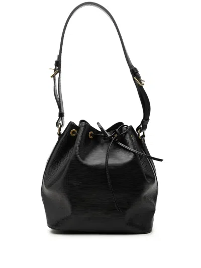 Pre-owned Louis Vuitton 1996 Epi Petit Noe Bucket Bag In Black