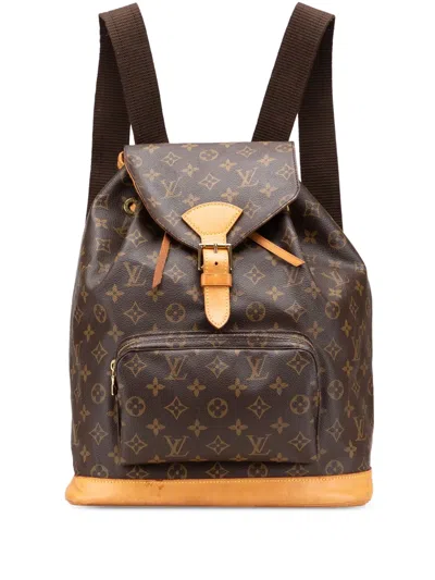 Pre-owned Louis Vuitton 1996 Monogram Montsouris Gm Backpack